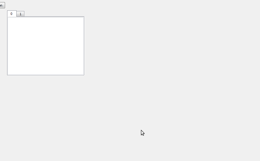 So wie es beim Start des Programms aussieht.