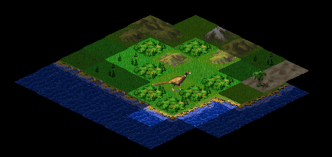 Tilemap-Widget mit teilweise transparentem "Fog of War"