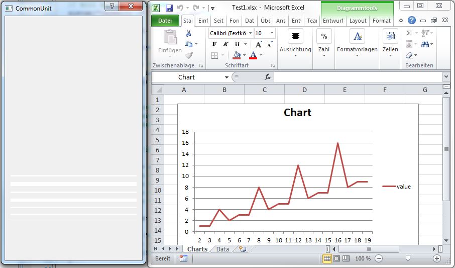 Screenshot zu Variante 1