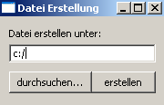 Mein GUI
